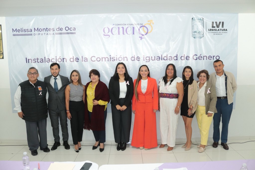 Instala la diputada Melissa Montes de Oca Comisión de Igualdad de&nbsp;Género