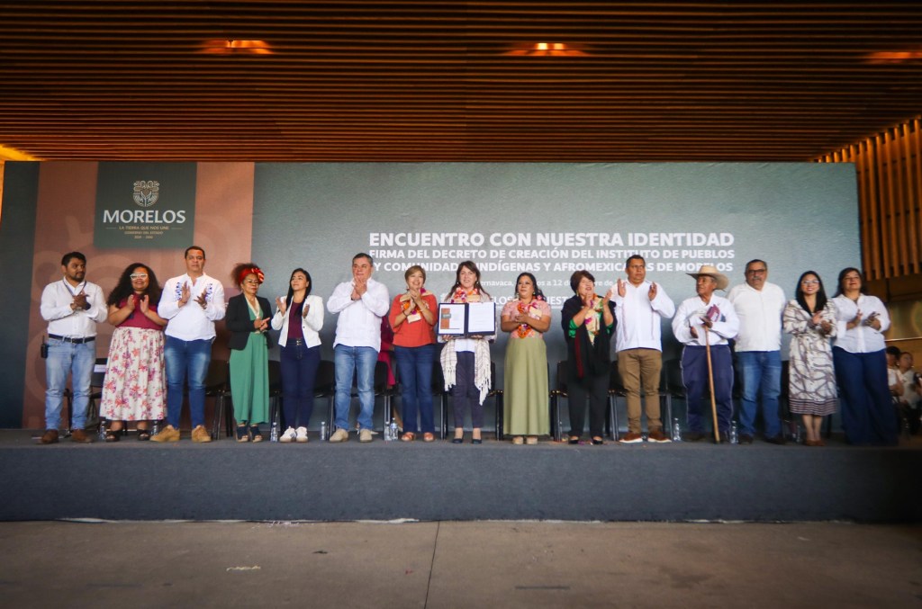 Decreta Margarita González Saravia creación del Instituto de Pueblos y Comunidades indigenas y afromexicanas de&nbsp;Morelos