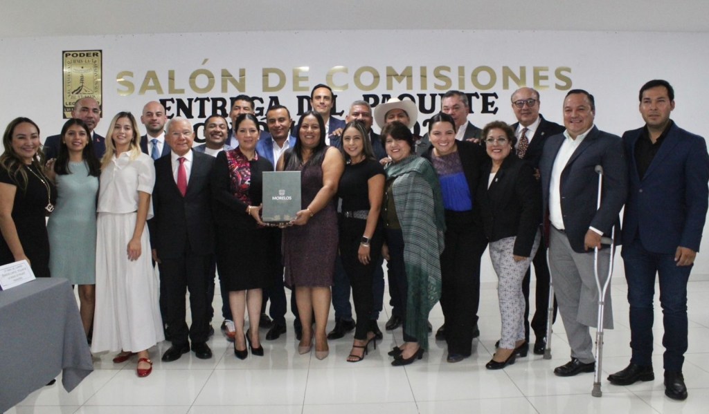 Recibe Congreso Morelos Paquete Económico&nbsp;2025