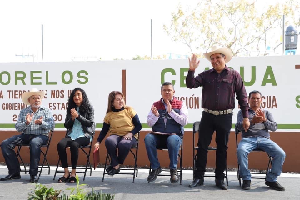 Acompaña el diputado Sergio Livera Chavarría entrega de obras hídricas en Totolapan y&nbsp;Tlayacapan