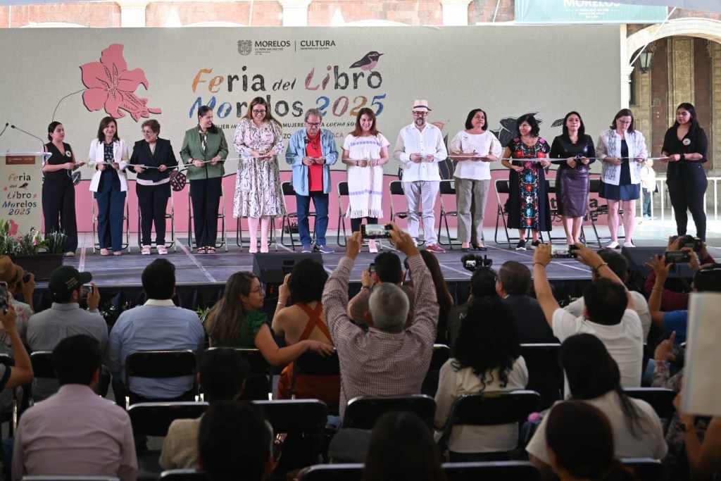 Inaugura Margarita González Saravia Feria del Libro Morelos&nbsp;2025