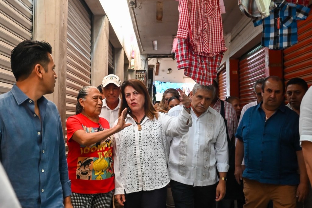 Supervisa Margarita González Sarabia trabajos pendientes del Mercado “Adolfo López&nbsp;Mateos“