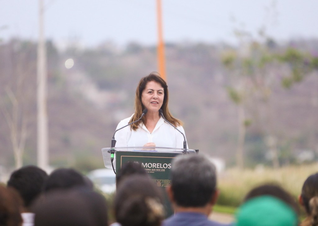 Margarita González Saravia y ayuntamiento de Yautepec inauguran mejora&nbsp;urbana