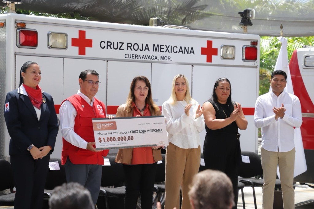 RESPALDA DIPUTADA ANDREA GORDILLO RECURSO ECONÓMICO PARA LA CRUZ ROJA&nbsp;MORELOS